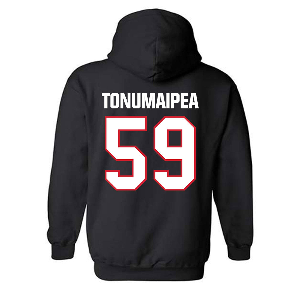 Minot State - NCAA Football : Mahonri Tonumaipea - Hooded Sweatshirt-1
