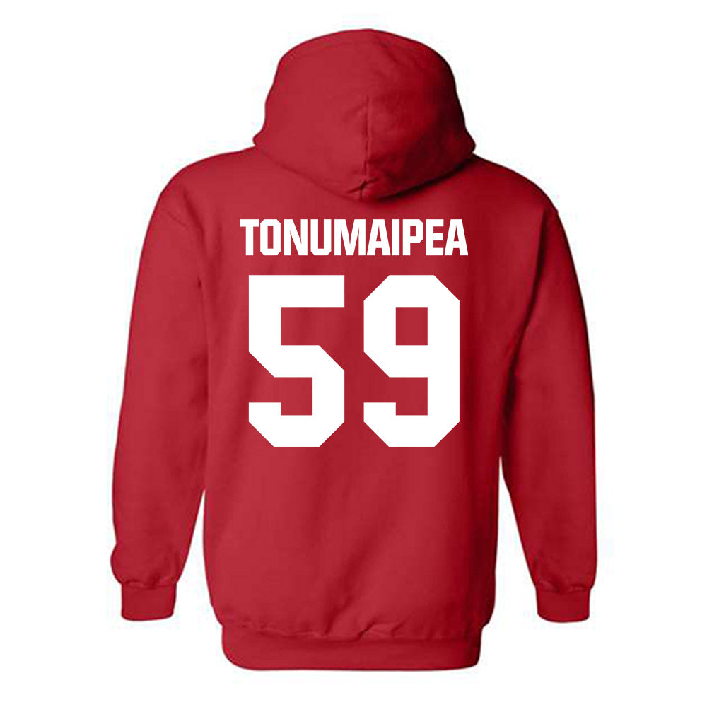 Minot State - NCAA Football : Mahonri Tonumaipea - Classic Shersey Hooded Sweatshirt-1