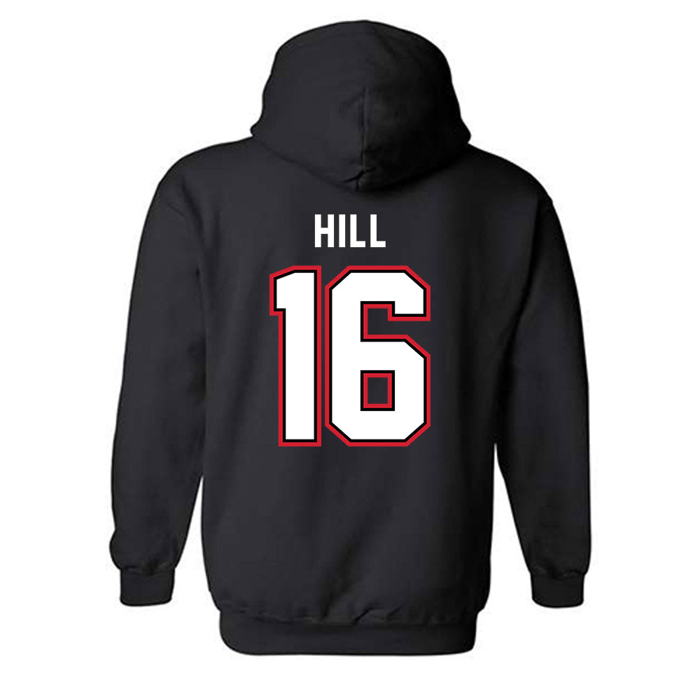 SIUE - NCAA Men's Soccer : Garrison Hill - Classic Shersey Hooded Sweatshirt-1