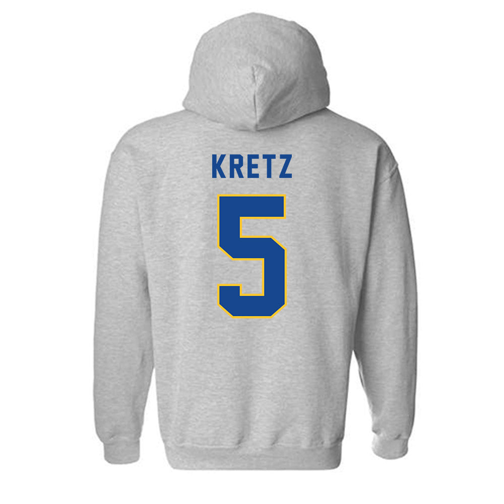 TAMUK - NCAA Football : Christian Kretz - Hooded Sweatshirt-1