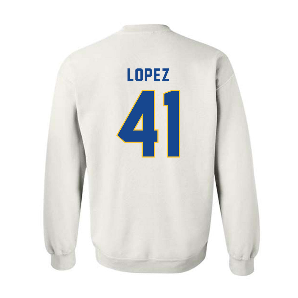 TAMUK - NCAA Football : Angel Lopez - Classic Shersey Crewneck Sweatshirt-1