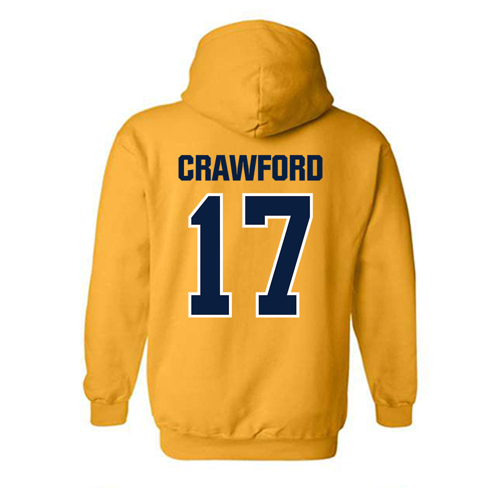 UCSC - NCAA Men's Soccer : Zander Crawford - Classic Shersey Hooded Sweatshirt-1