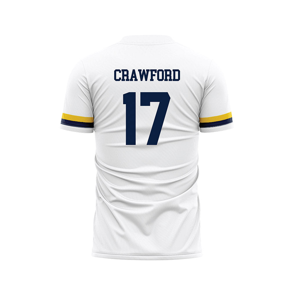 UCSC - NCAA Men's Soccer : Zander Crawford - White Soccer Jersey-1