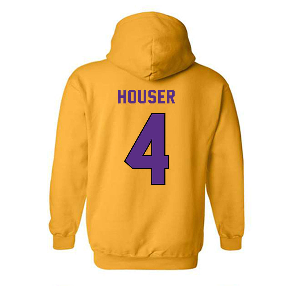 East Carolina - NCAA Football : Katin Houser - Classic Shersey Hooded Sweatshirt-1