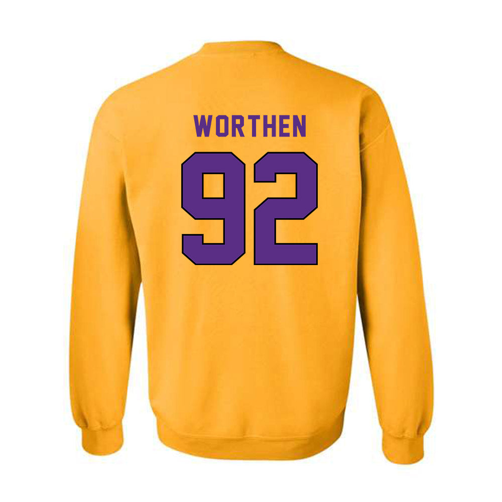 East Carolina - NCAA Football : Dylon Worthen - Classic Shersey Crewneck Sweatshirt-1