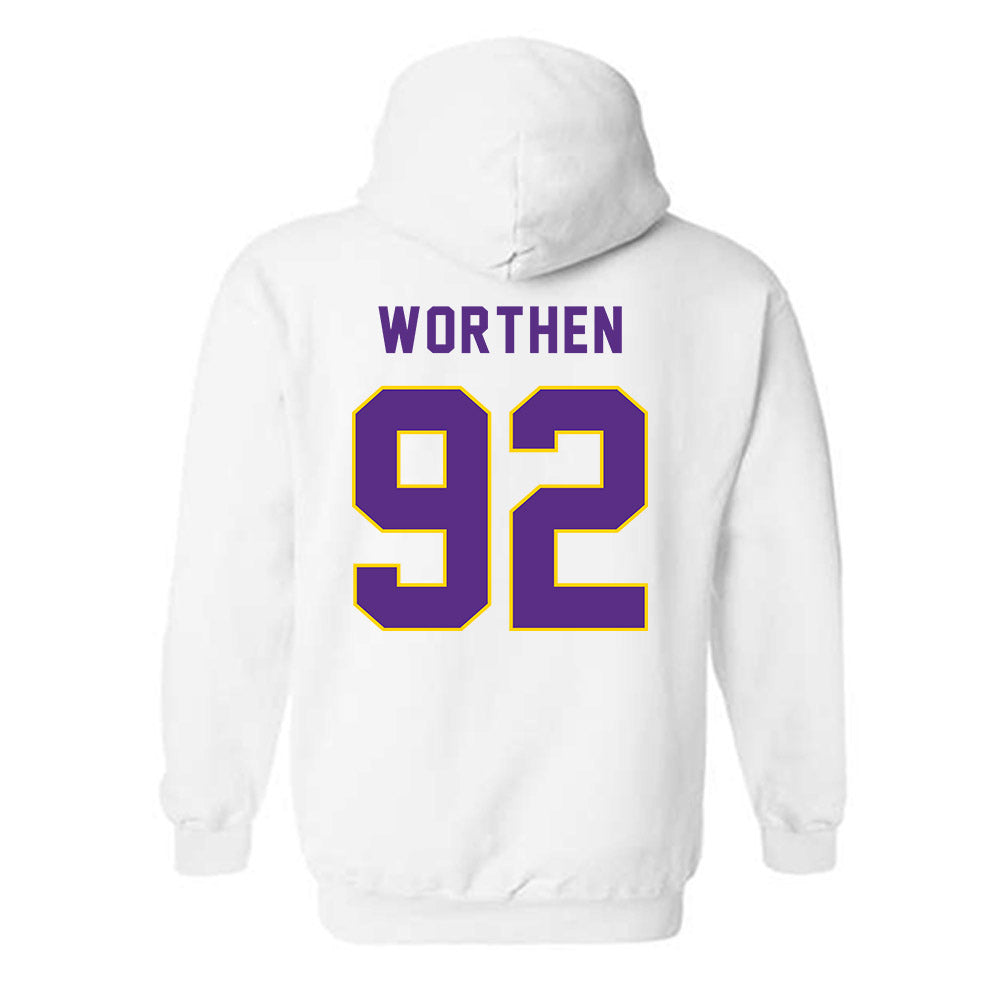 East Carolina - NCAA Football : Dylon Worthen - Classic Shersey Hooded Sweatshirt-1