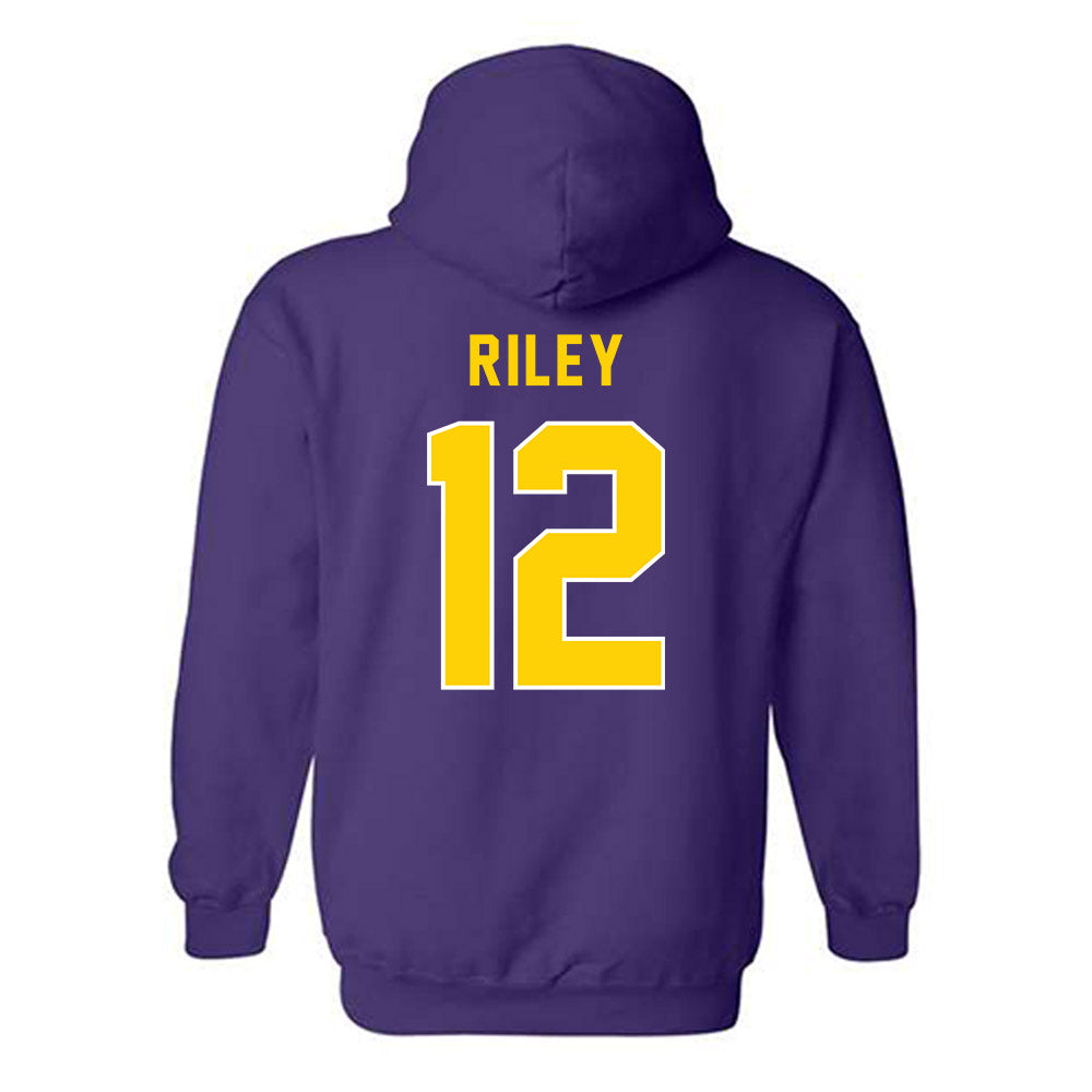 East Carolina - NCAA Men's Basketball : Jordan Riley - Classic Shersey Hooded Sweatshirt-1