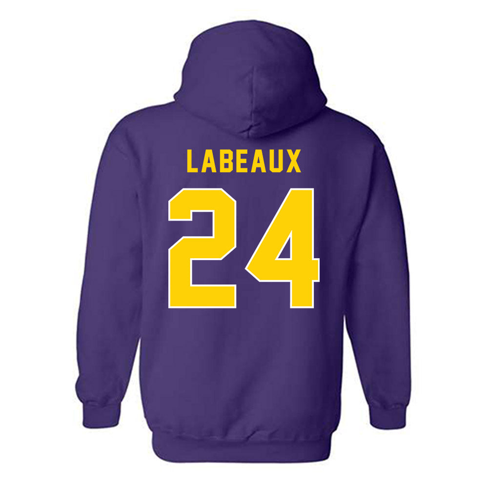 East Carolina - NCAA Men's Basketball : Trevion LaBeaux - Classic Shersey Hooded Sweatshirt-1