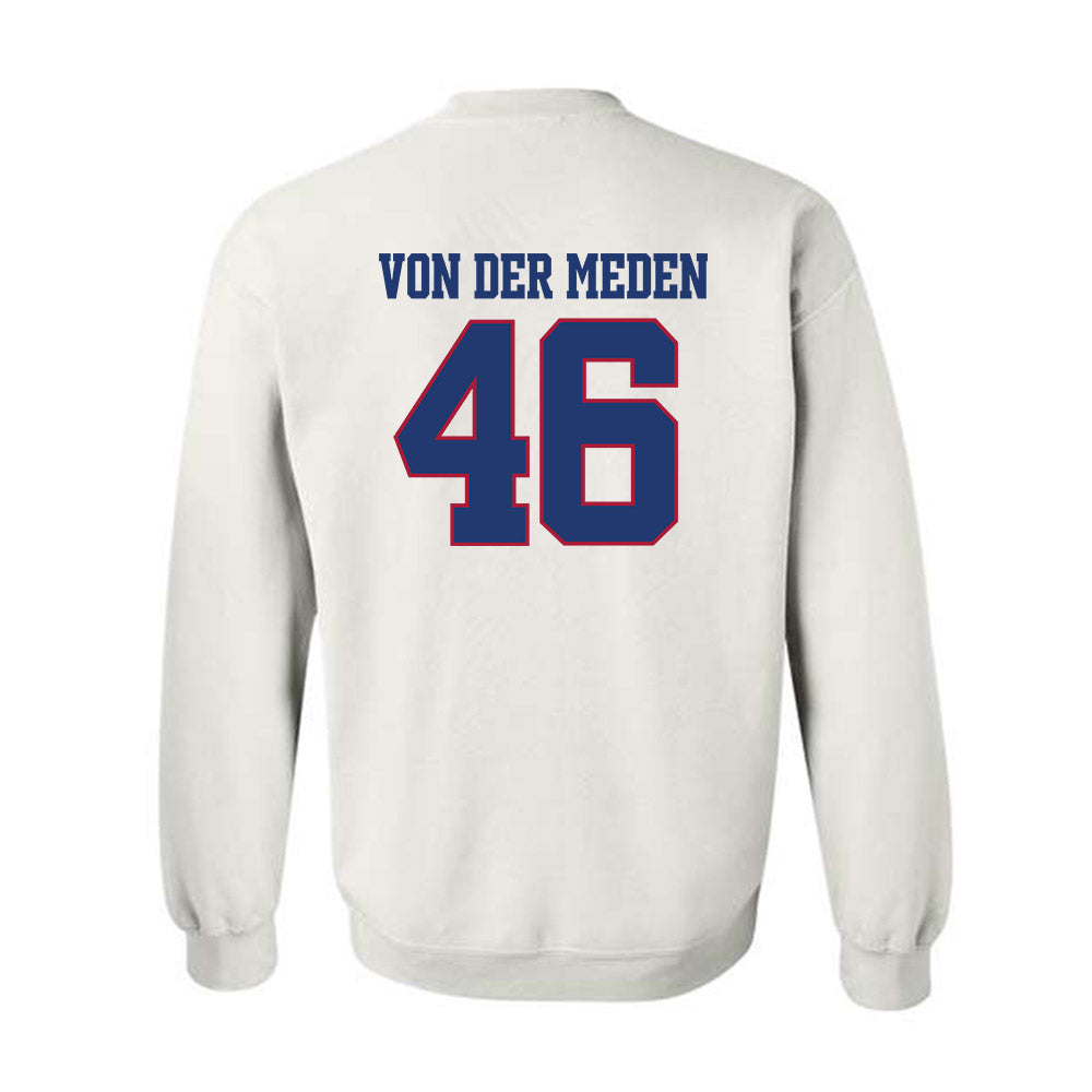 Arkansas - NCAA Football : Charlie von der Meden - Classic Shersey Crewneck Sweatshirt-1