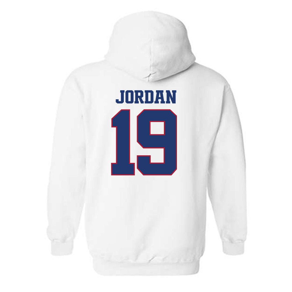 Arkansas - NCAA Football : Antonio Jordan - Classic Shersey Hooded Sweatshirt-1
