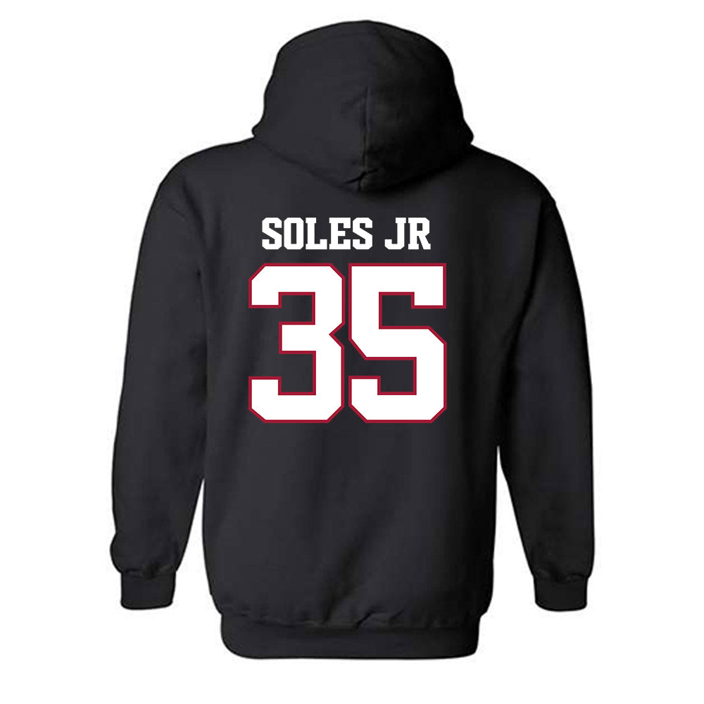 Arkansas - NCAA Football : Steven Soles Jr. - Classic Shersey Hooded Sweatshirt-1