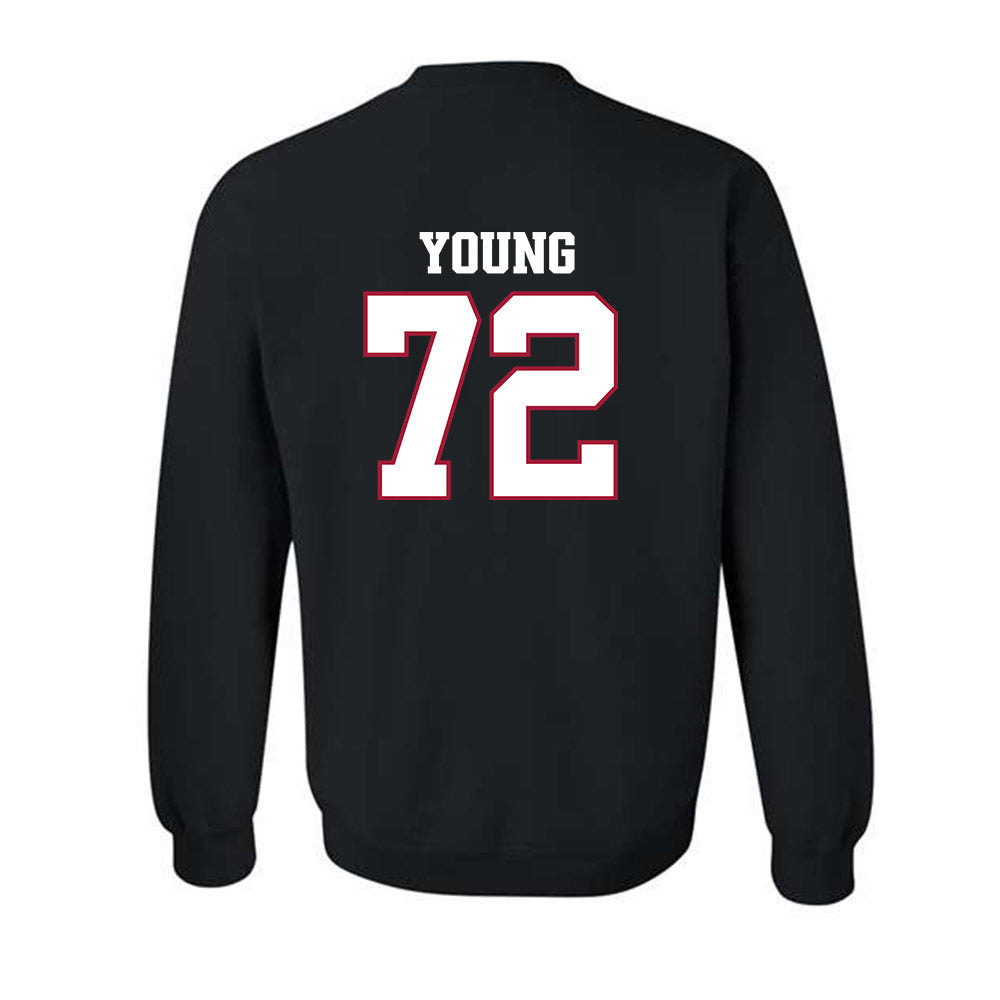 Arkansas - NCAA Football : Tucker Young - Classic Shersey Crewneck Sweatshirt-1