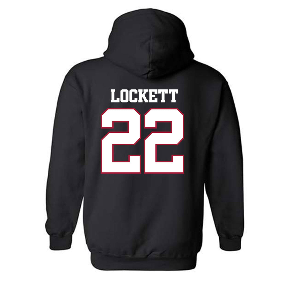 Arkansas - NCAA Football : Tay Lockett - Classic Shersey Hooded Sweatshirt-1