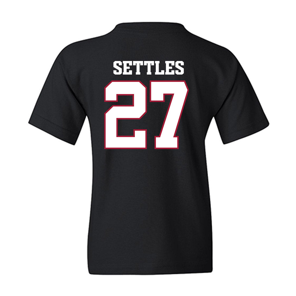Arkansas - NCAA Football : Cameron Settles - Classic Shersey Youth T-Shirt-1