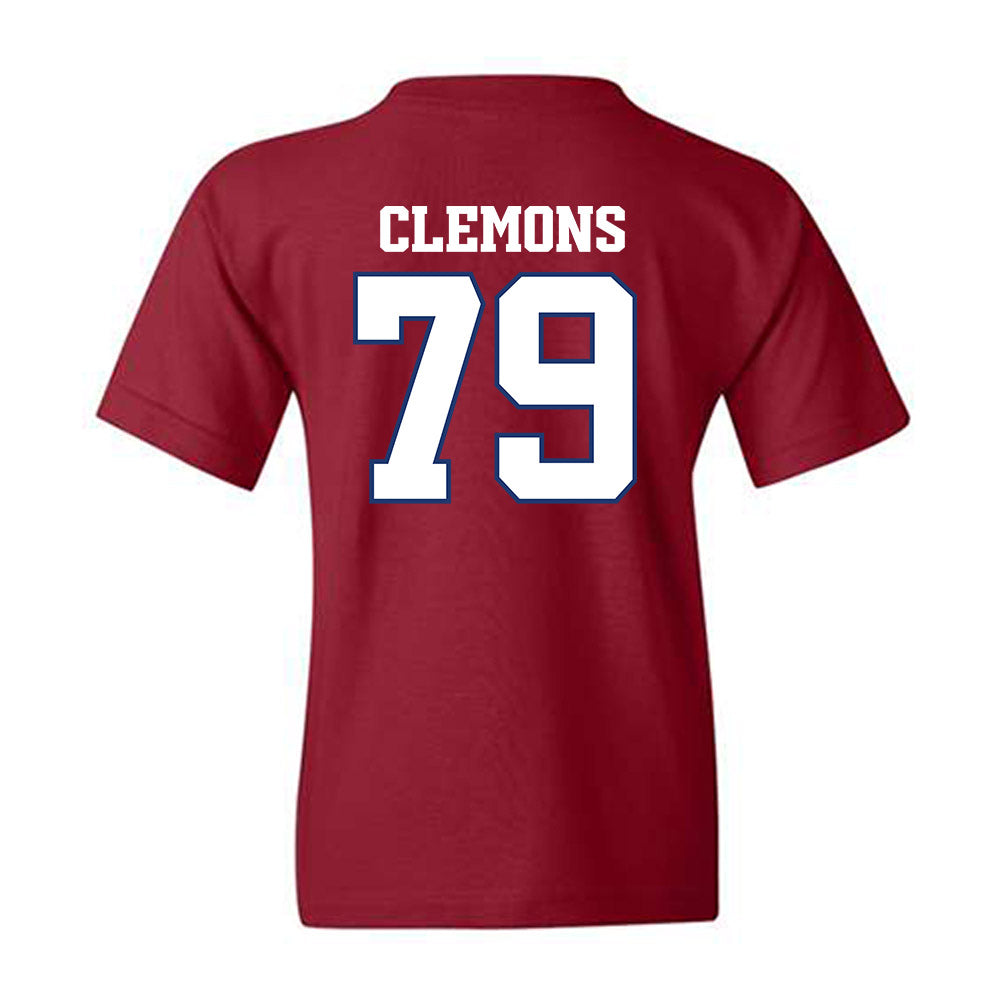 Arkansas - NCAA Football : Josiah Clemons - Classic Shersey Youth T-Shirt-1