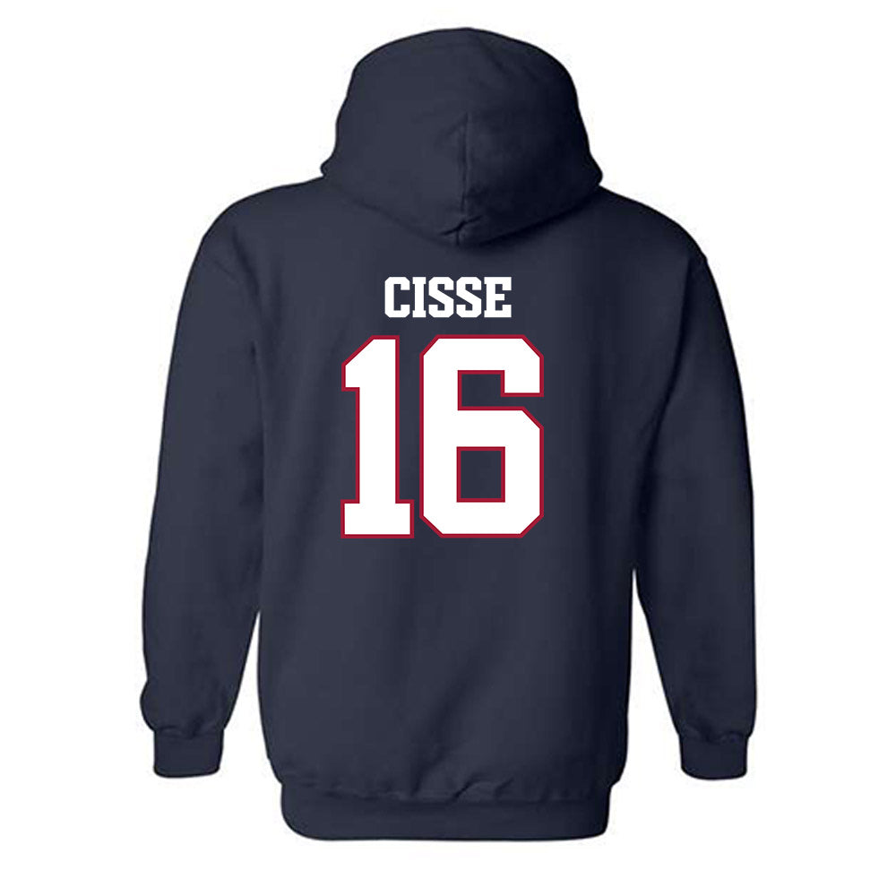 Arkansas - NCAA Football : Ismael Cisse - Classic Shersey Hooded Sweatshirt-1