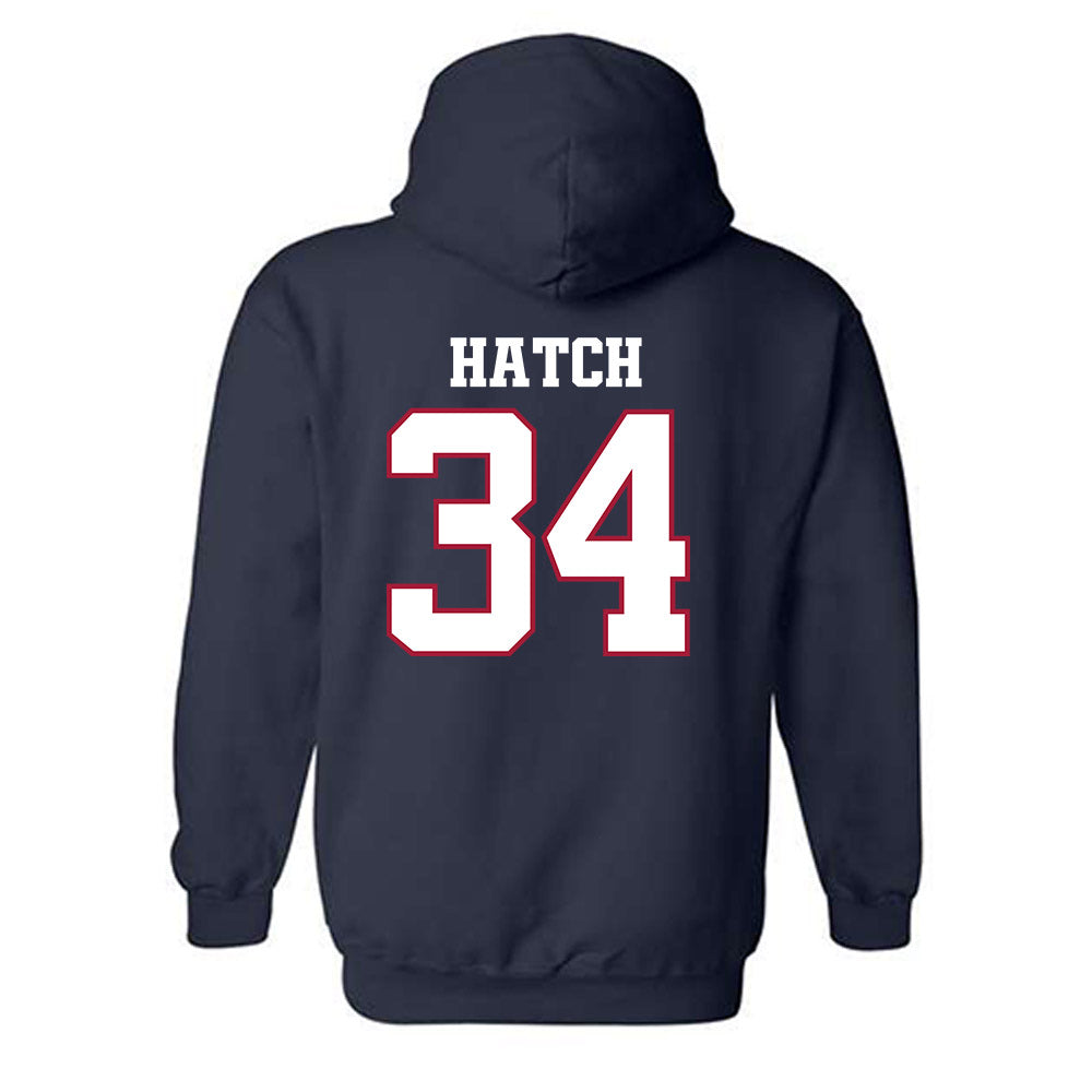 Arkansas - NCAA Football : Jathan Hatch - Classic Shersey Hooded Sweatshirt-1