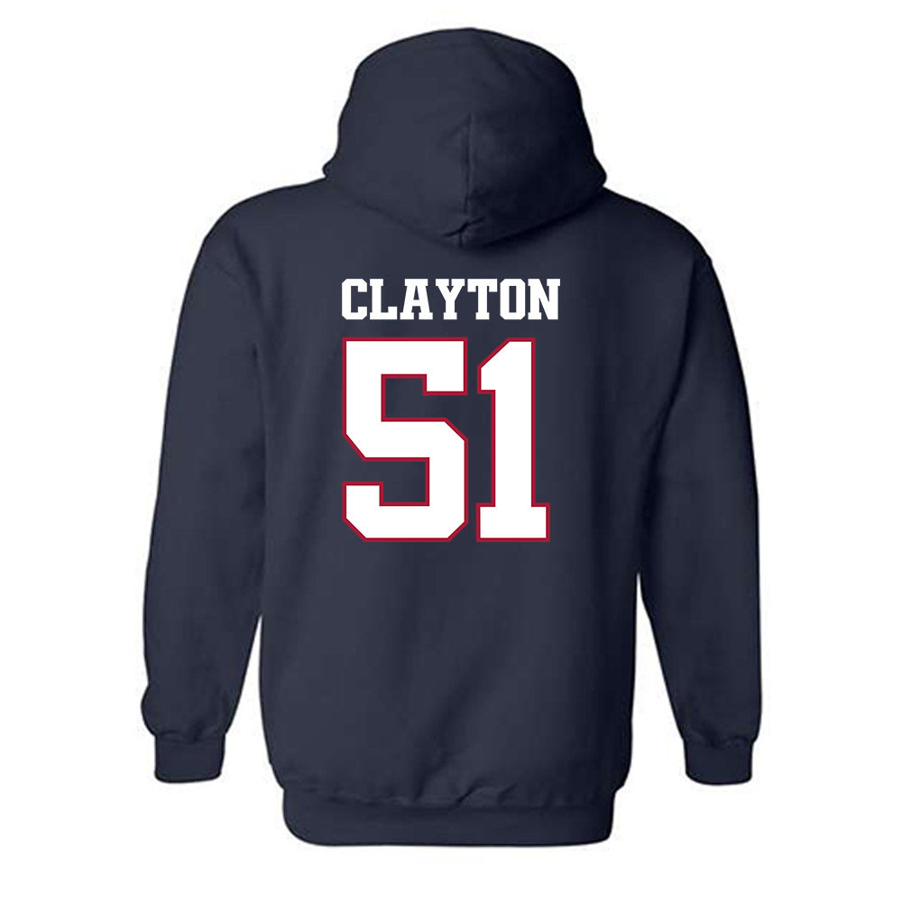 Arkansas - NCAA Football : Carey Clayton - Classic Shersey Hooded Sweatshirt-1