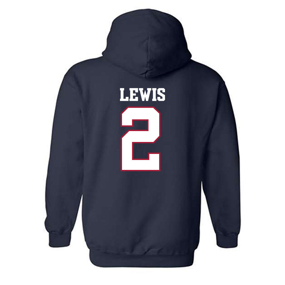 Arkansas - NCAA Football : Shelton Lewis - Classic Shersey Hooded Sweatshirt-1