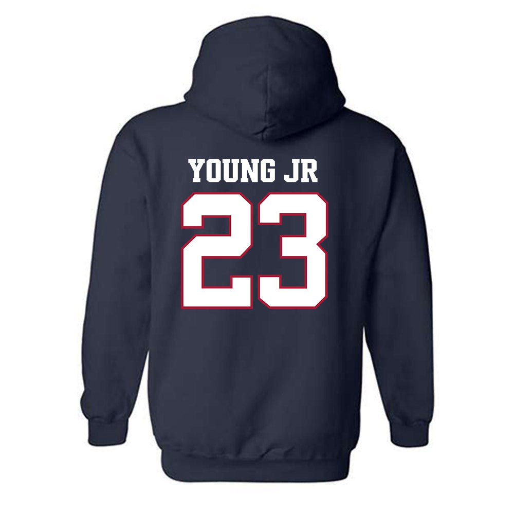 Arkansas - NCAA Football : Kevin Young Jr. - Classic Shersey Hooded Sweatshirt-1