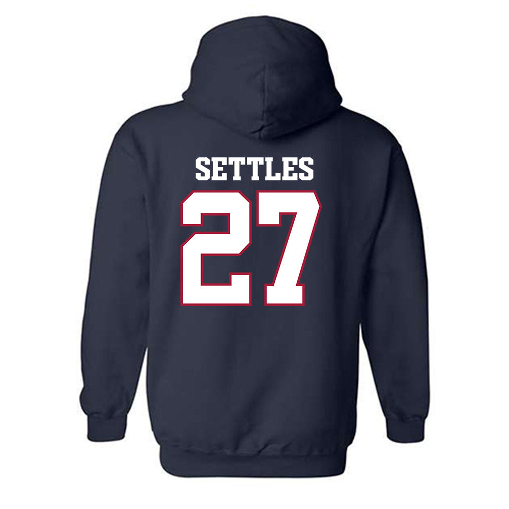 Arkansas - NCAA Football : Cameron Settles - Classic Shersey Hooded Sweatshirt-1