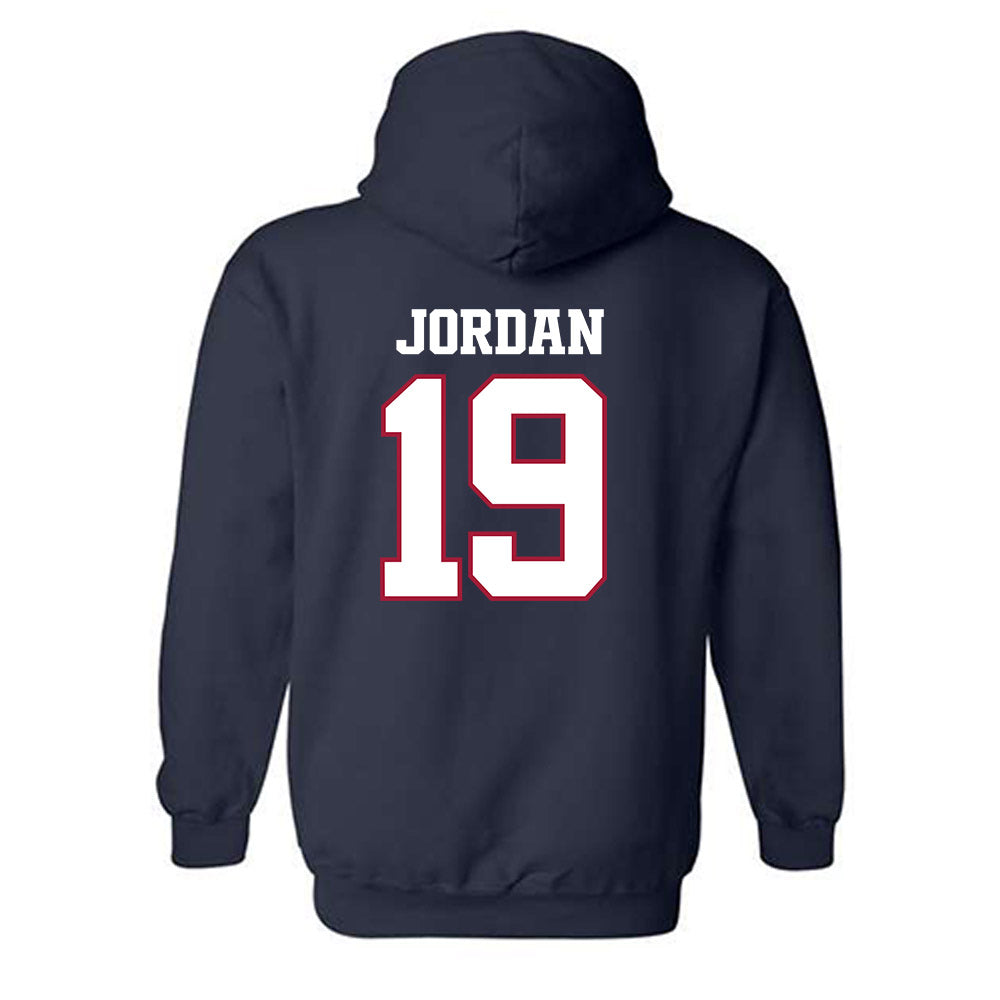 Arkansas - NCAA Football : Antonio Jordan - Classic Shersey Hooded Sweatshirt-1