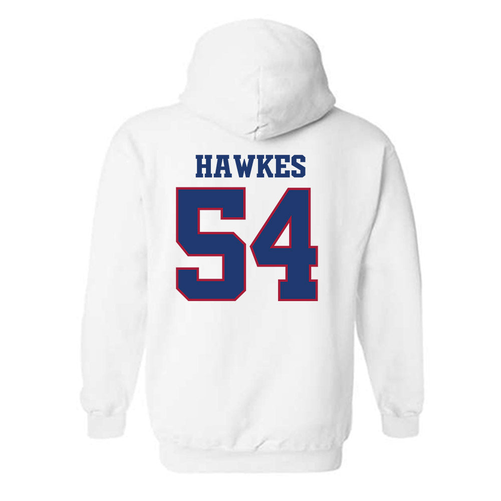 Arkansas - NCAA Football : Adam Hawkes - Classic Shersey Hooded Sweatshirt-1