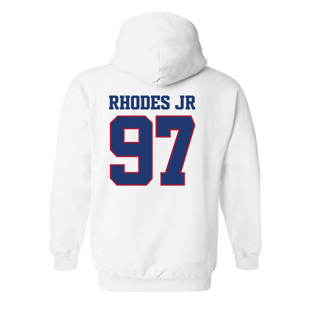 Arkansas - NCAA Football : Quincy Rhodes Jr. - Classic Shersey Hooded Sweatshirt-1