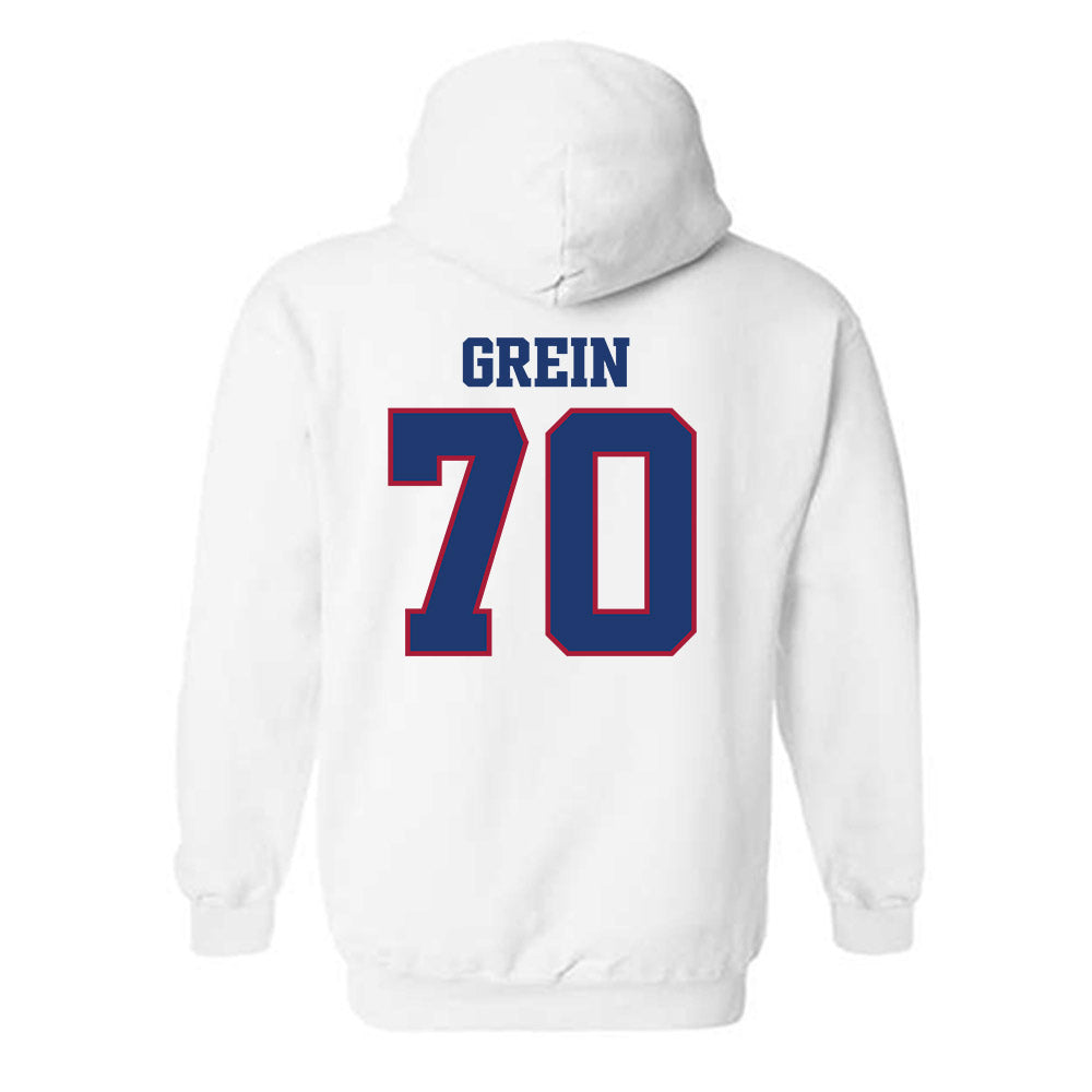 Arkansas - NCAA Football : Dan Grein - Classic Shersey Hooded Sweatshirt-1