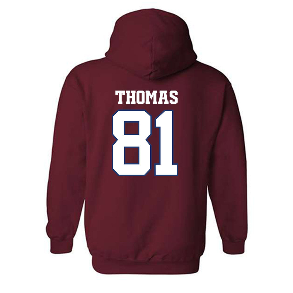Arkansas - NCAA Football : Dai'Shaun Thomas - Classic Shersey Hooded Sweatshirt-1