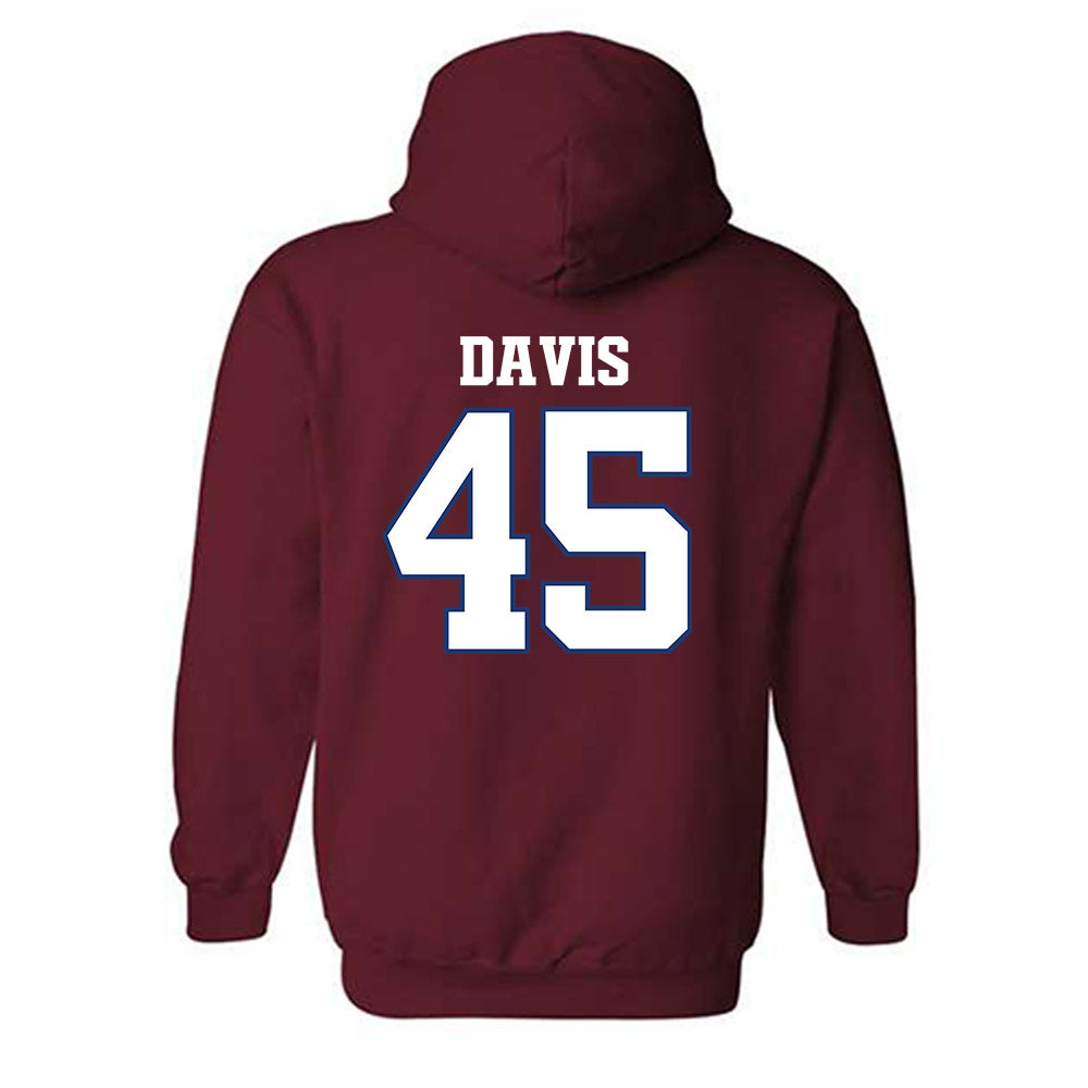 Arkansas - NCAA Football : Preston Davis - Classic Shersey Hooded Sweatshirt-1