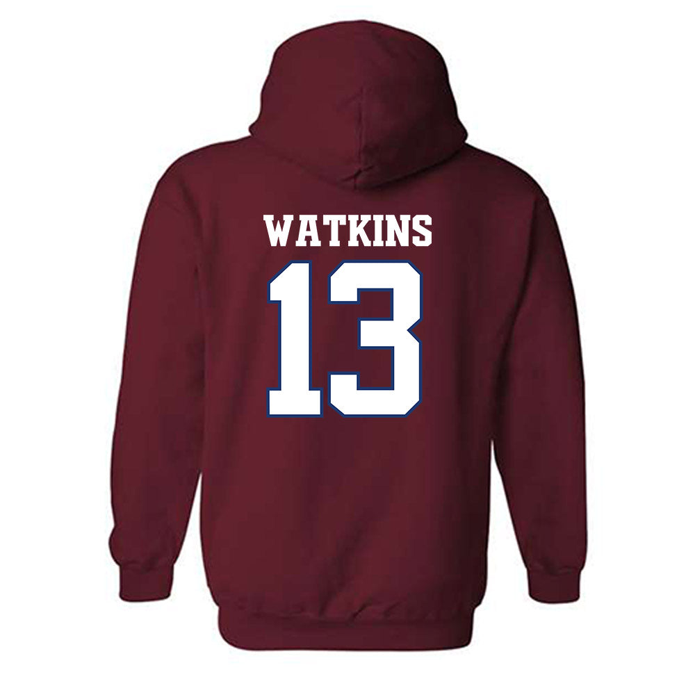 Arkansas - NCAA Football : Jelani Watkins - Classic Shersey Hooded Sweatshirt-1