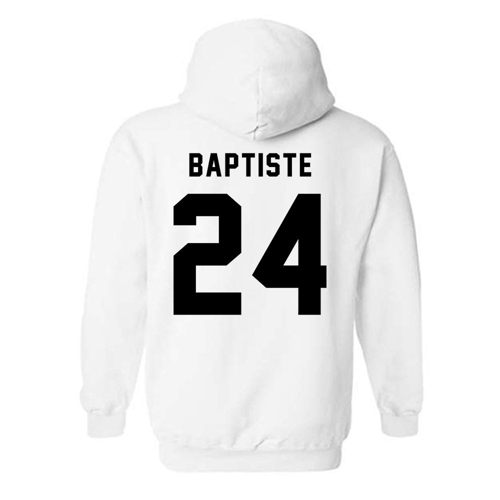 Northeastern - NCAA Men's Basketball : Sage Baptiste - Classic Shersey Hooded Sweatshirt-1