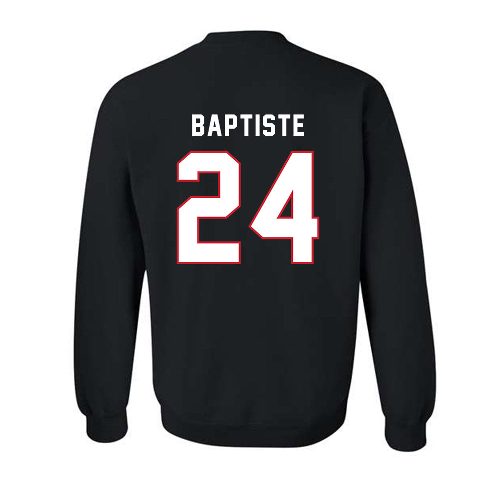Northeastern - NCAA Men's Basketball : Sage Baptiste - Classic Shersey Crewneck Sweatshirt-1