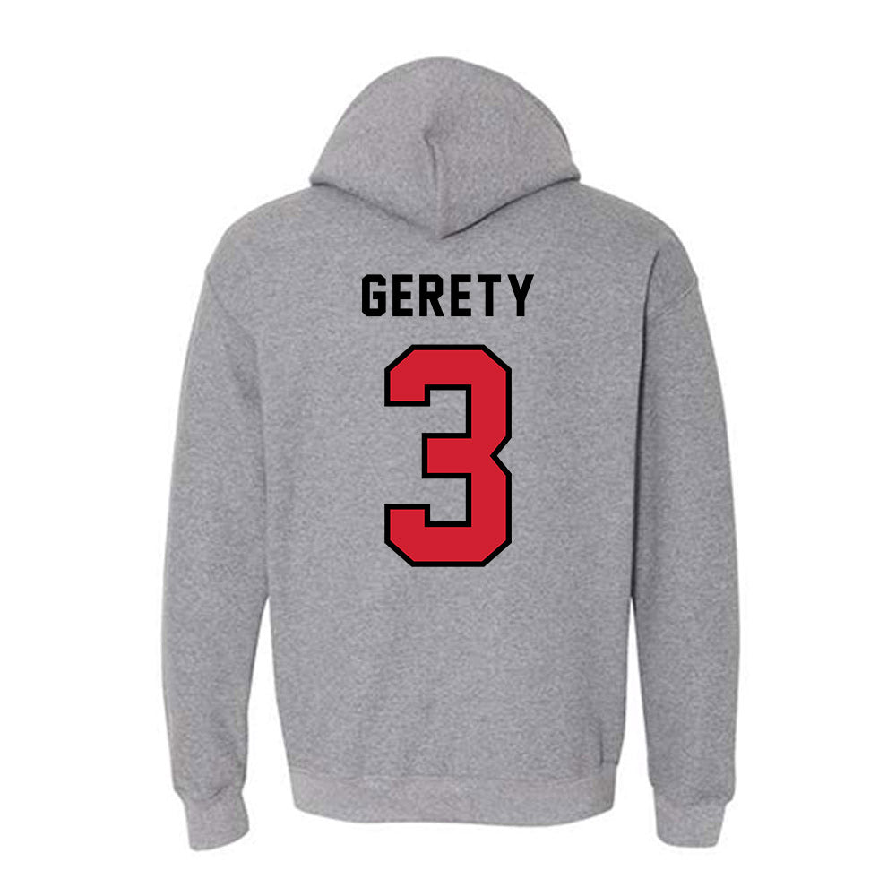 Northeastern - NCAA Baseball : Ryan Gerety - Classic Shersey Hooded Sweatshirt-1