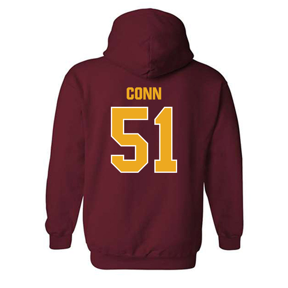 ULM - NCAA Baseball : Jackson Conn - Classic Shersey Hooded Sweatshirt-1