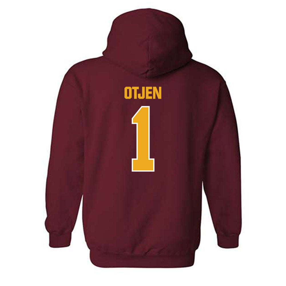 ULM - NCAA Beach Volleyball : Calliandra Otjen - Classic Shersey Hooded Sweatshirt-1