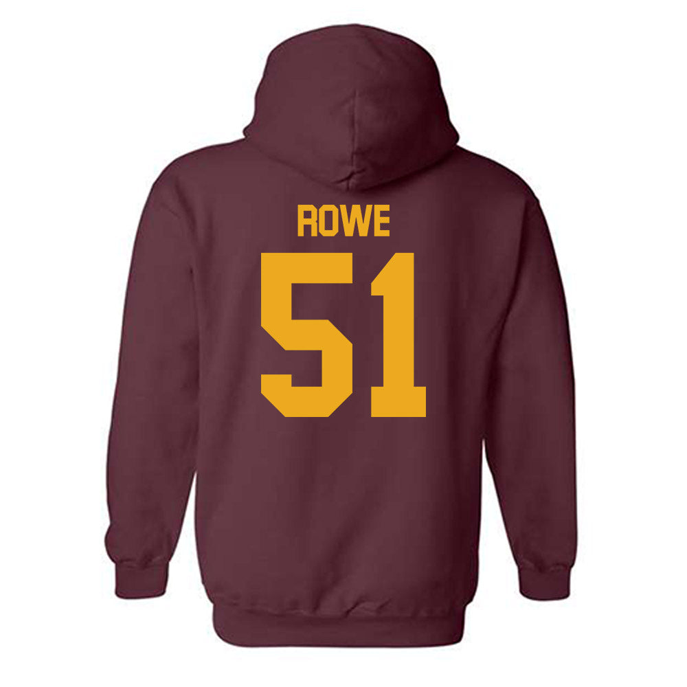 ULM - NCAA Football : Jaden Rowe - Classic Shersey Hooded Sweatshirt-1