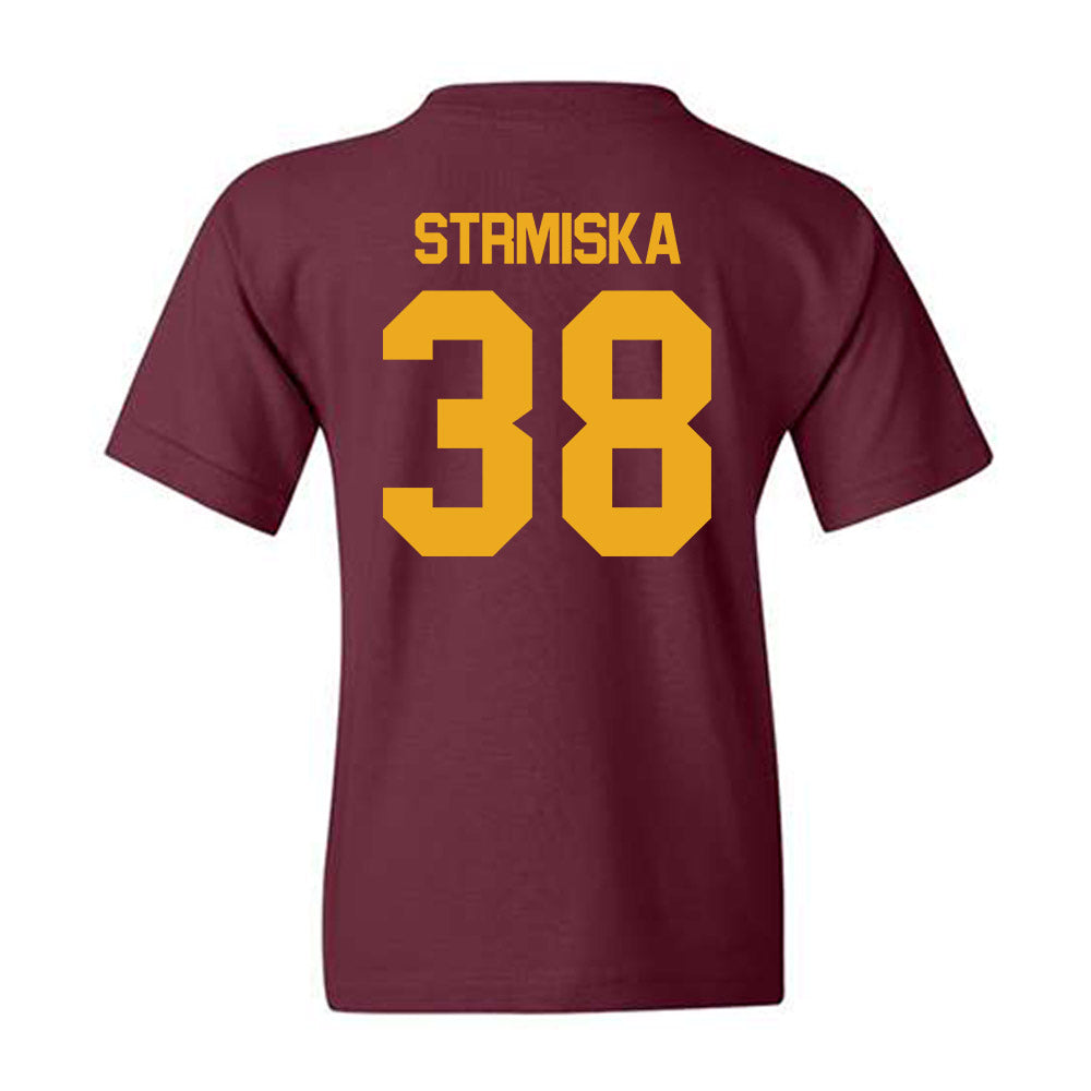 ULM - NCAA Baseball : Caleb Strmiska - Classic Shersey Youth T-Shirt-1