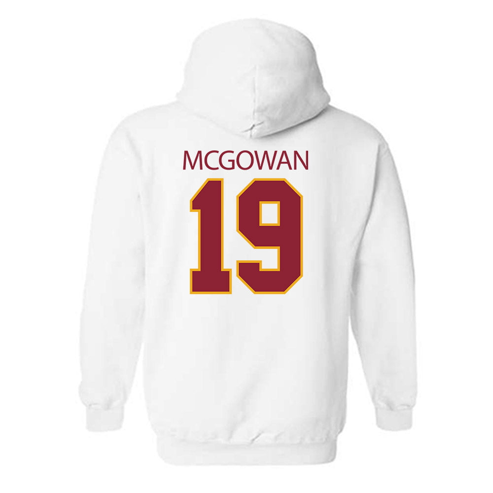ULM - NCAA Football : LeKell McGowan - Classic Shersey Hooded Sweatshirt-1