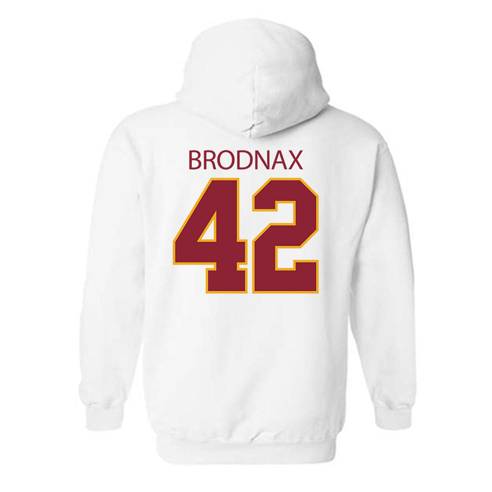 ULM - NCAA Baseball : Adam Brodnax - Classic Shersey Hooded Sweatshirt-1
