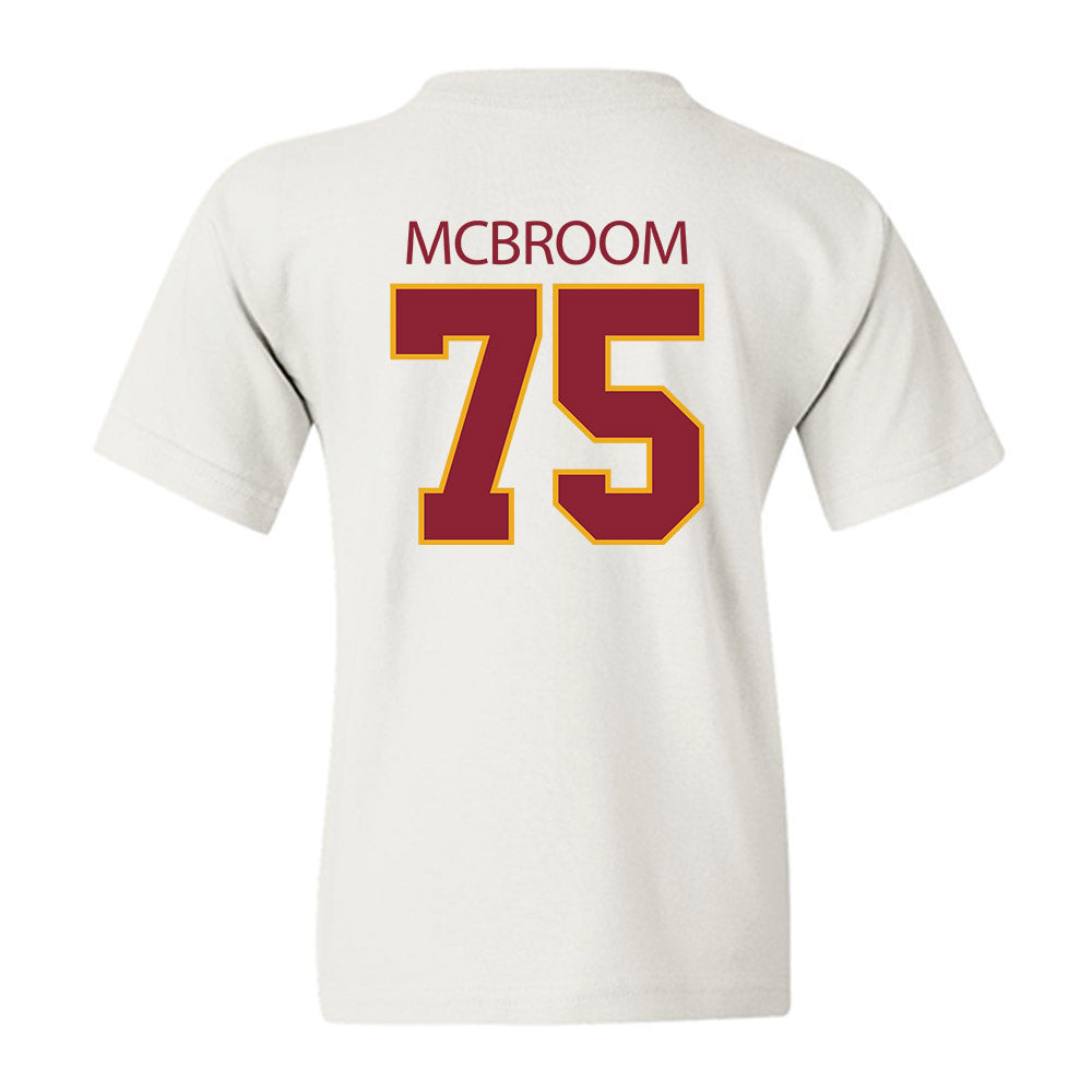 ULM - NCAA Football : Que McBroom - Classic Shersey Youth T-Shirt-1