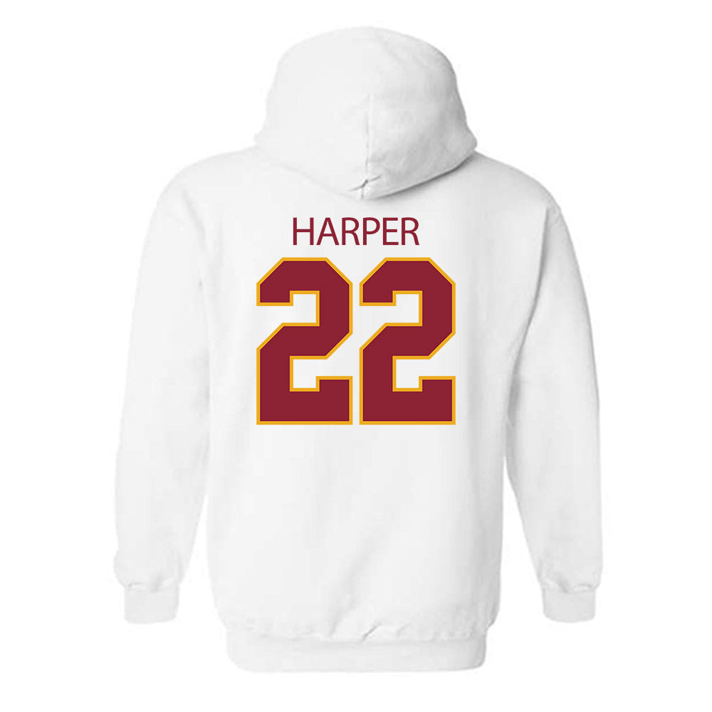 ULM - NCAA Football : Jay Harper - Classic Shersey Hooded Sweatshirt-1
