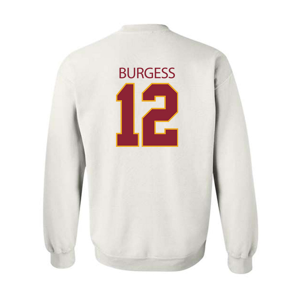 ULM - NCAA Football : Trevion Burgess - Classic Shersey Crewneck Sweatshirt-1
