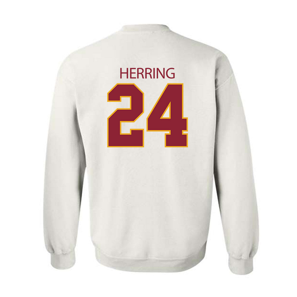 ULM - NCAA Football : Hagen Herring - Classic Shersey Crewneck Sweatshirt-1