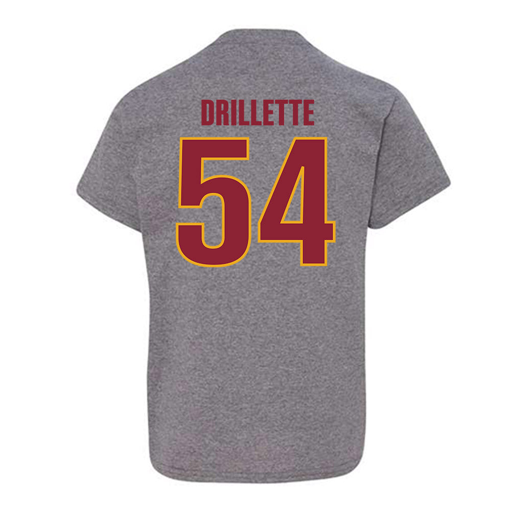 ULM - NCAA Football : Brett Drillette - Classic Shersey Youth T-Shirt-1