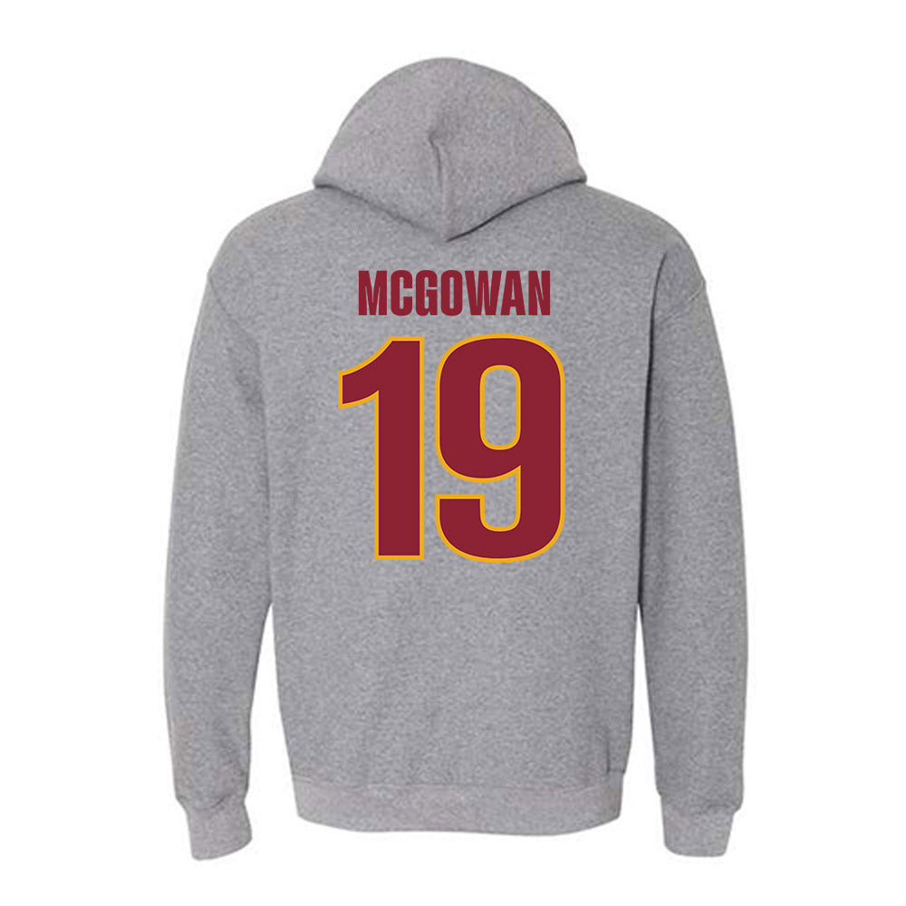 ULM - NCAA Football : LeKell McGowan - Classic Shersey Hooded Sweatshirt-1