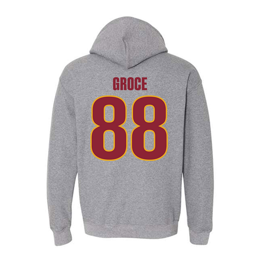 ULM - NCAA Football : Caleb Groce - Classic Shersey Hooded Sweatshirt-1