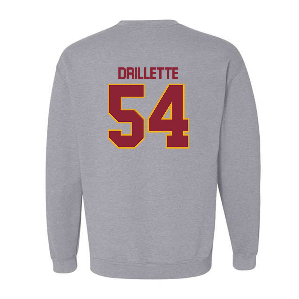 ULM - NCAA Football : Brett Drillette - Classic Shersey Crewneck Sweatshirt-1