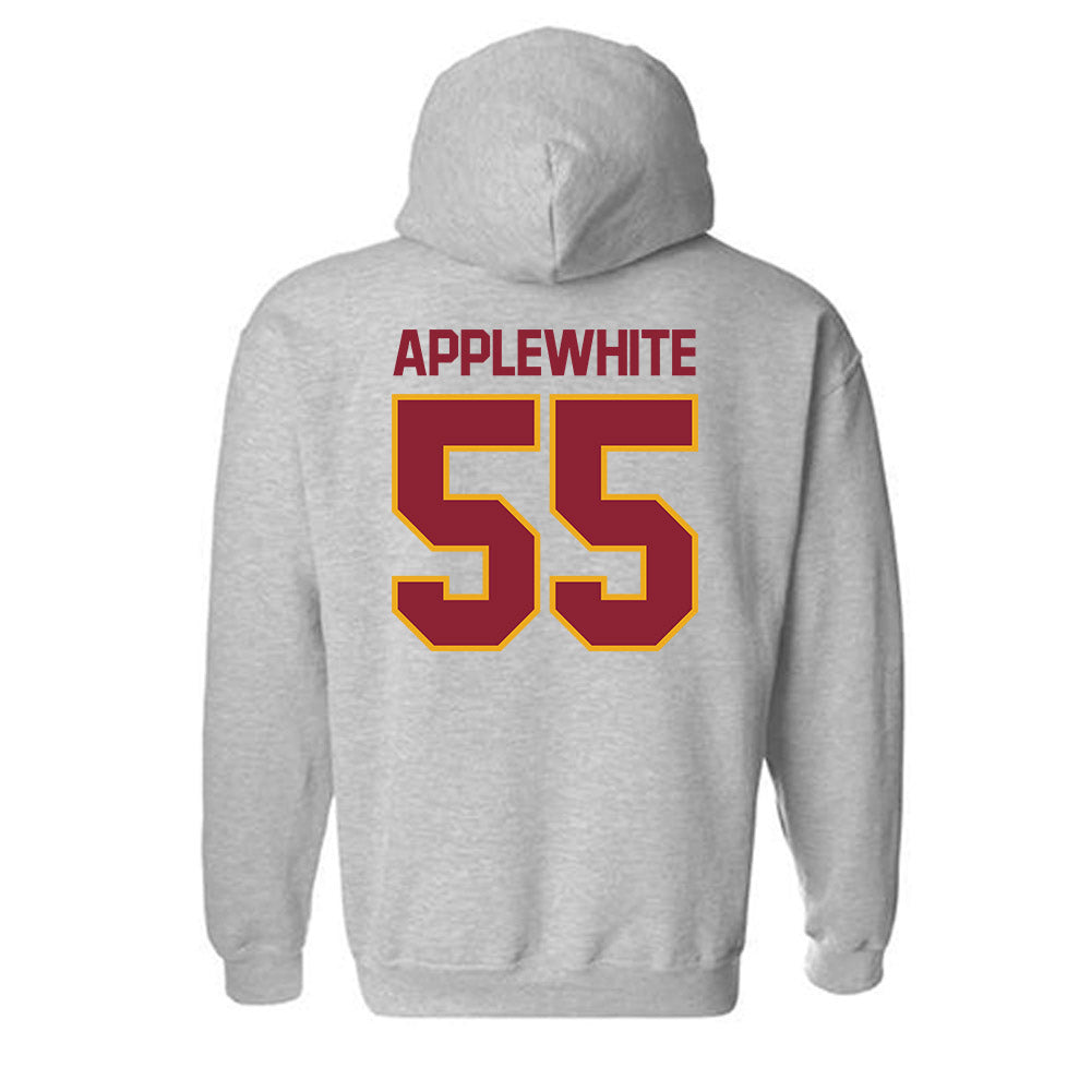 ULM - NCAA Football : David Applewhite - Classic Shersey Hooded Sweatshirt-1
